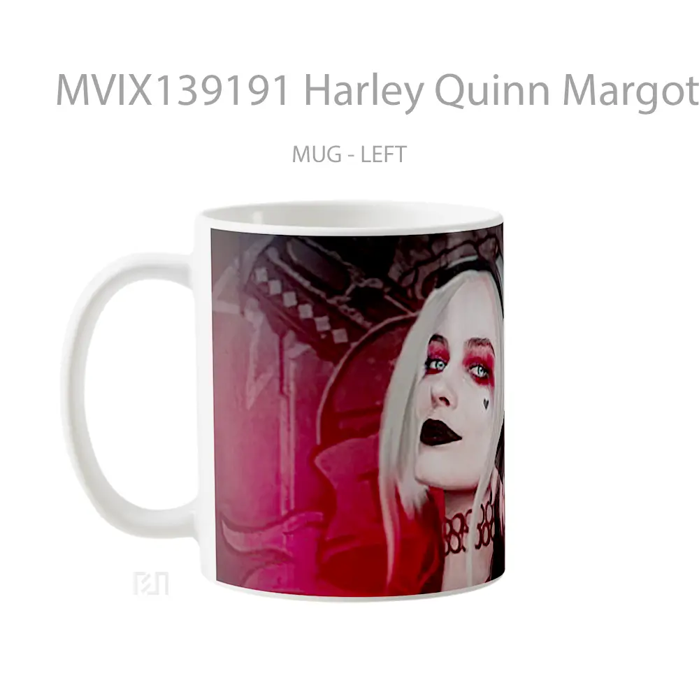 Mug Harley Quinn Margot Robbie Gelas Keramik Unik - All-side / Desain