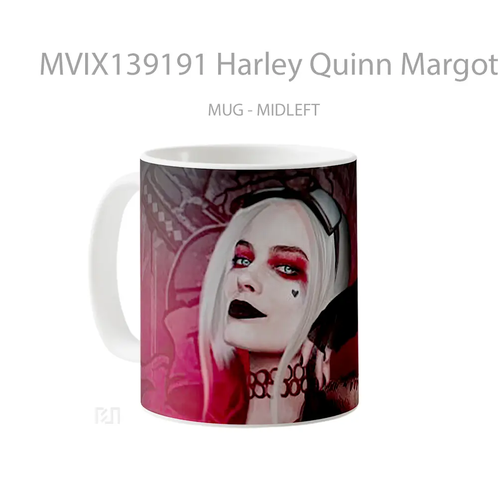 Mug Harley Quinn Margot Robbie Gelas Keramik Unik - All-side / Desain