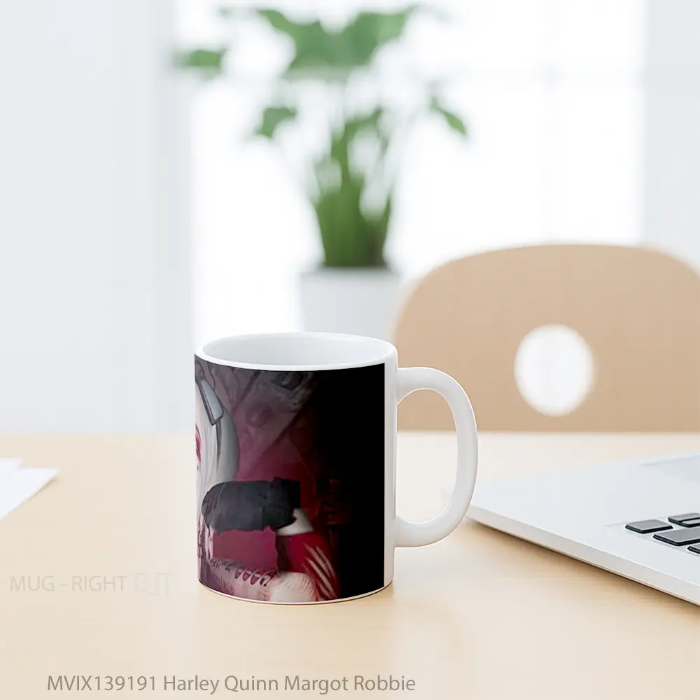 Mug Harley Quinn Margot Robbie Gelas Keramik Unik - All-side / Desain