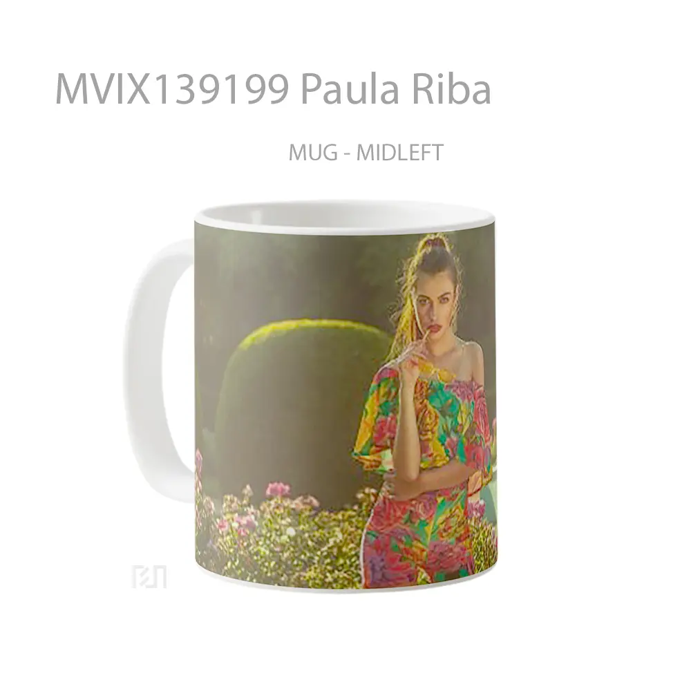 Mug Paula Riba Gelas Keramik Unik - All-side / Desain