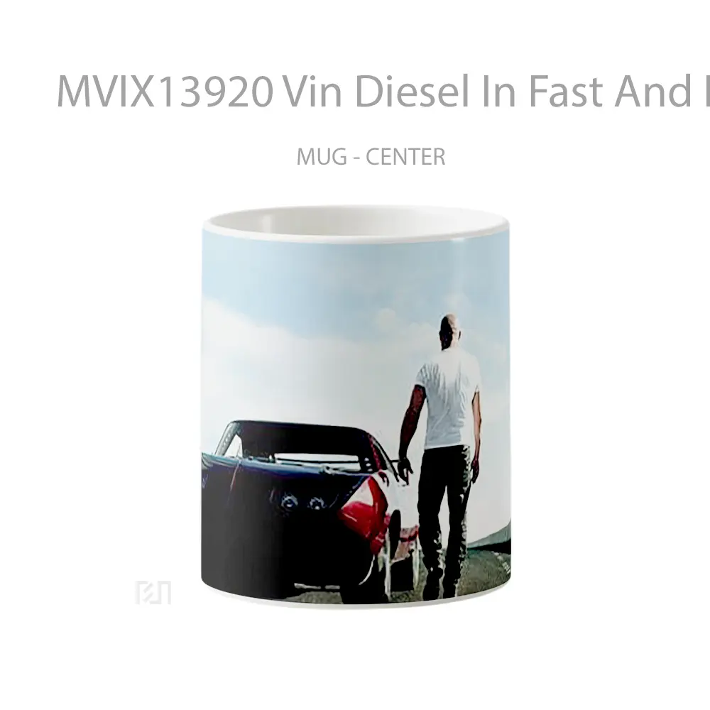 Mug Vin Diesel In Fast And Furious 6 Gelas Keramik Unik
