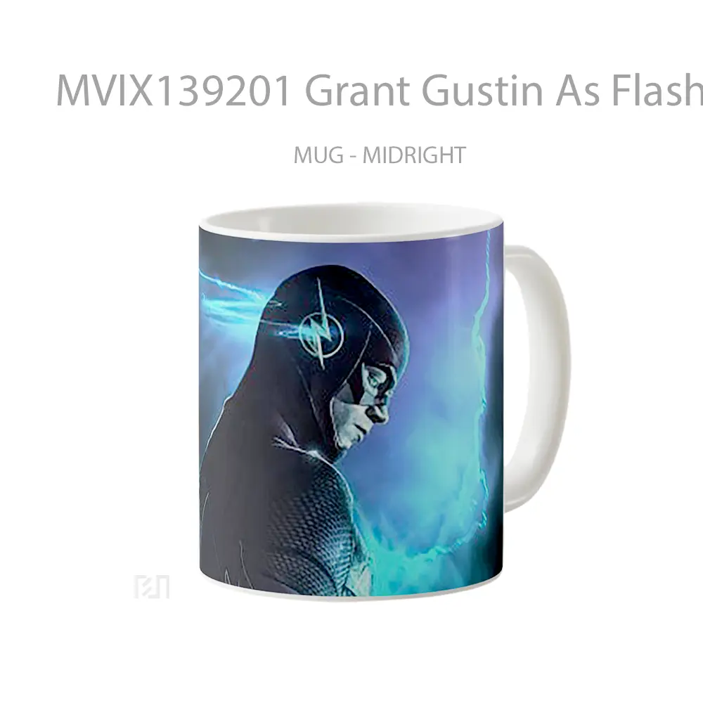 Mug Grant Gustin As Flash 2020 Gelas Superhero - All-side / Desain