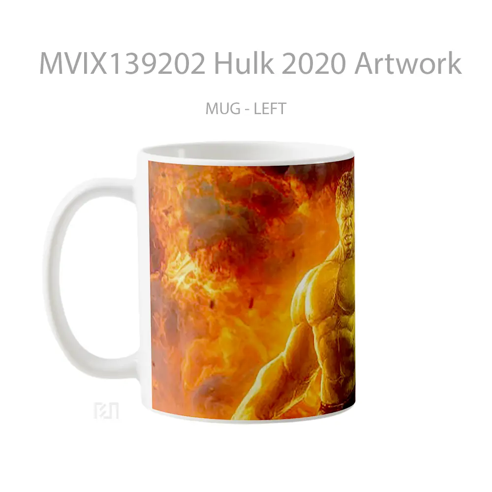 Mug Hulk 2020 Artwork Gelas Superhero - All-side / Desain