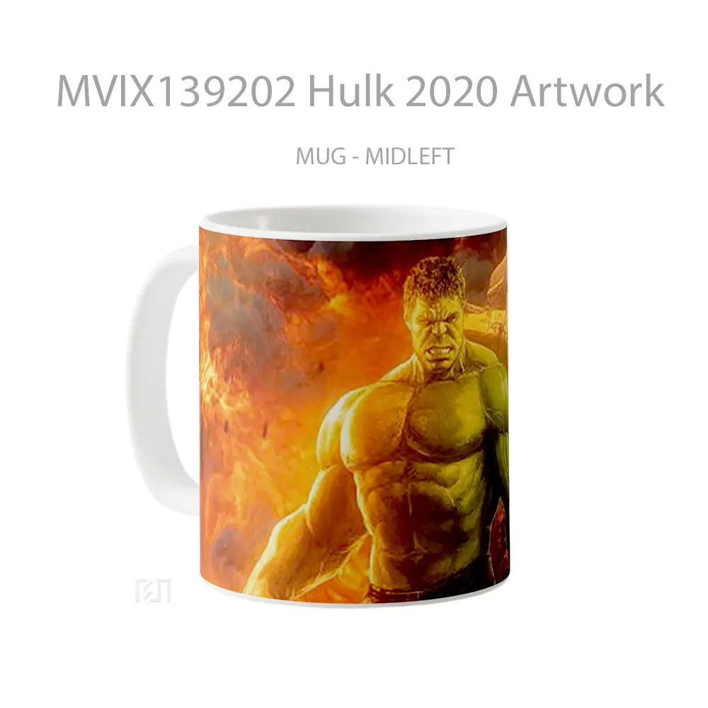 Mug Hulk 2020 Artwork Gelas Superhero - All-side / Desain