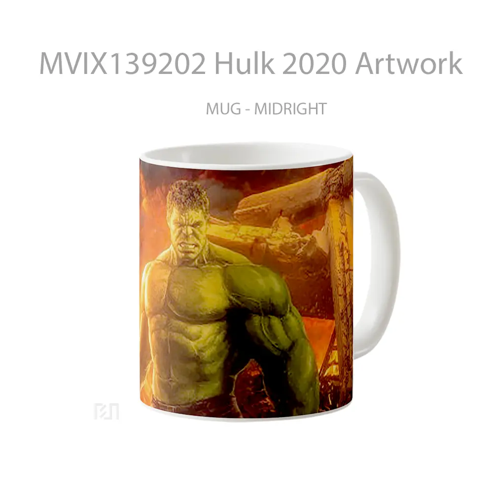 Mug Hulk 2020 Artwork Gelas Superhero - All-side / Desain