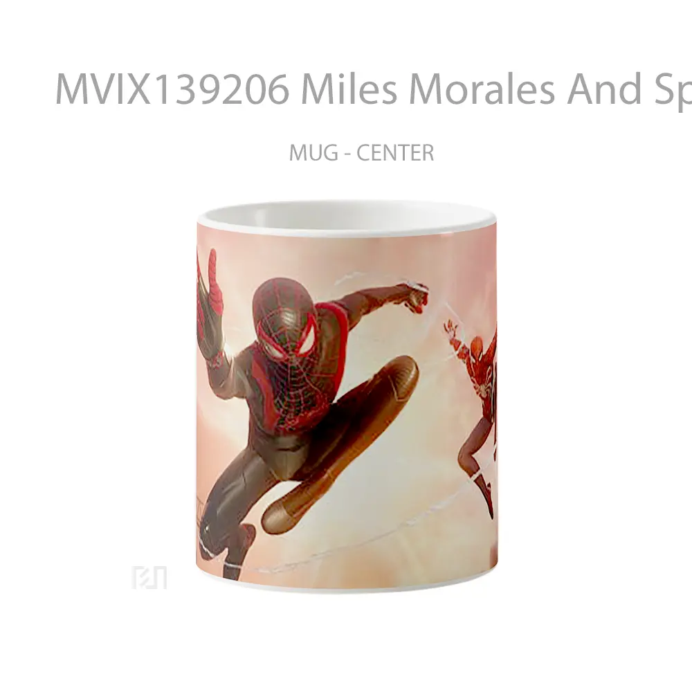 Mug Miles Morales And Spiderman Gelas Superhero