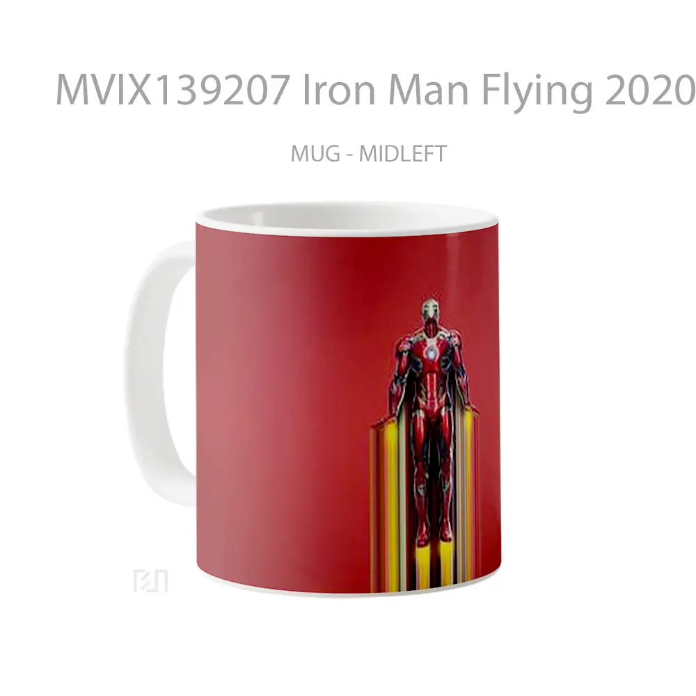 Mug Iron Man Flying 2020 Gelas Superhero - All-side / Desain
