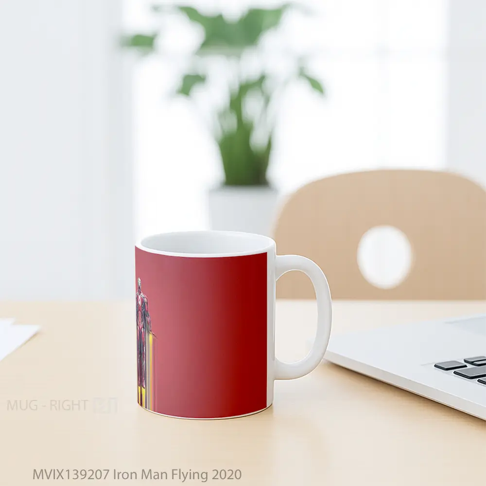 Mug Iron Man Flying 2020 Gelas Superhero - All-side / Desain