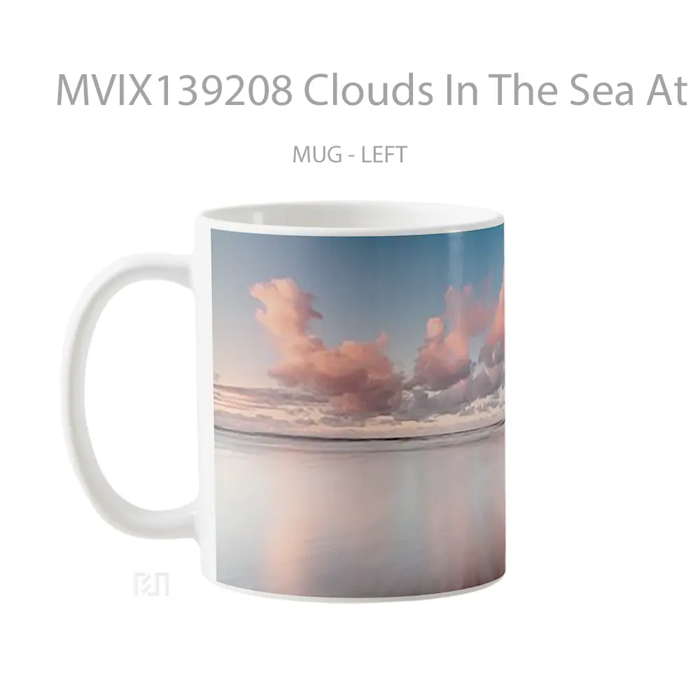 Mug Clouds In The Sea At Sunset Gelas Pemandangan Alam - All-side / Desain