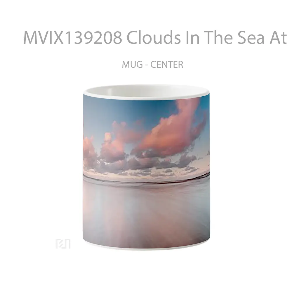 Mug Clouds In The Sea At Sunset Gelas Pemandangan Alam