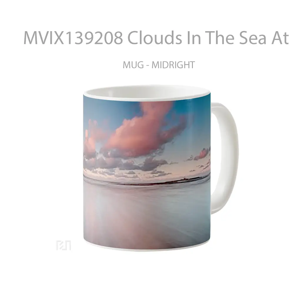 Mug Clouds In The Sea At Sunset Gelas Pemandangan Alam - All-side / Desain