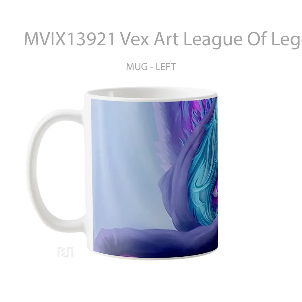 Mug Vex Art League Of Legends Cangkir Gamer - All-side / Desain