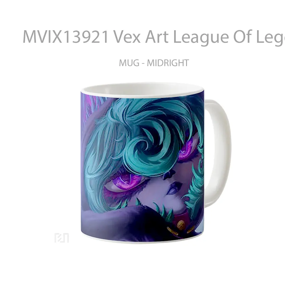 Mug Vex Art League Of Legends Cangkir Gamer - All-side / Desain