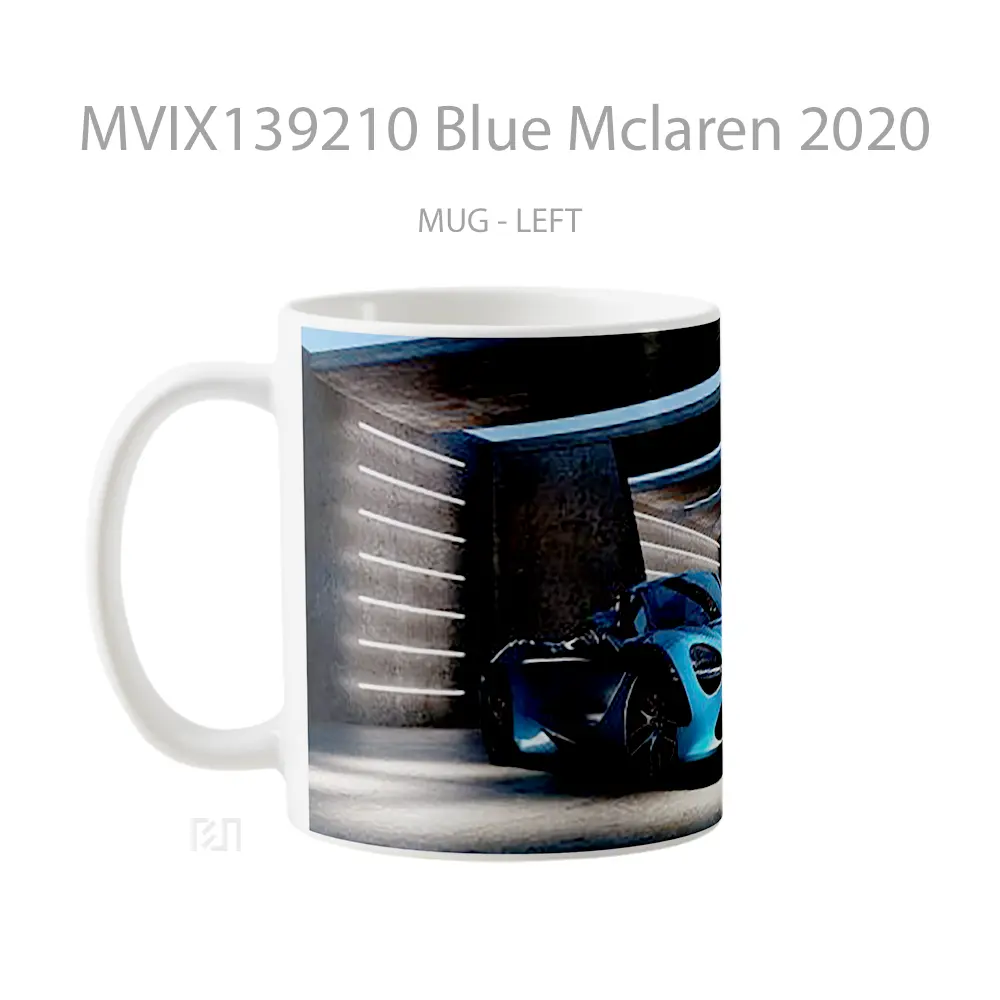 Mug Blue Mclaren 2020 Gelas Keramik Unik - All-side / Desain