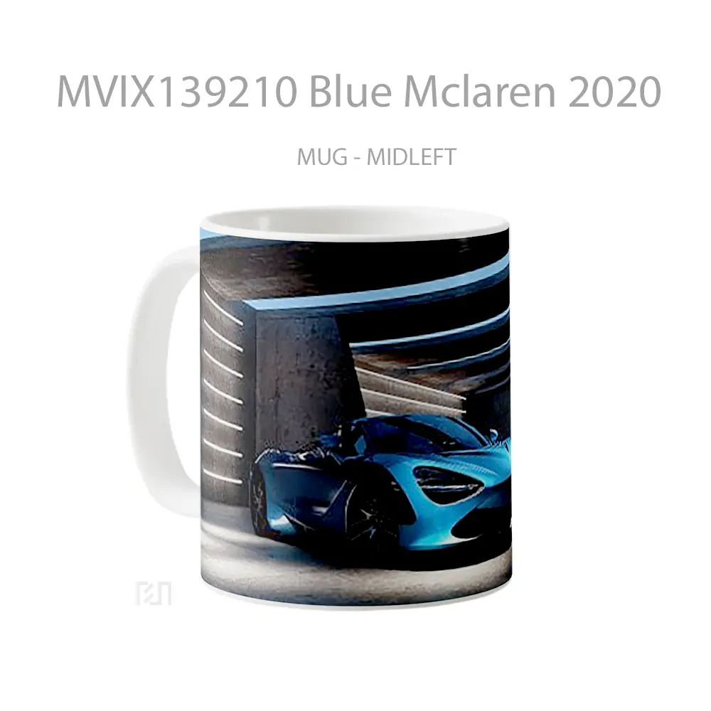 Mug Blue Mclaren 2020 Gelas Keramik Unik - All-side / Desain