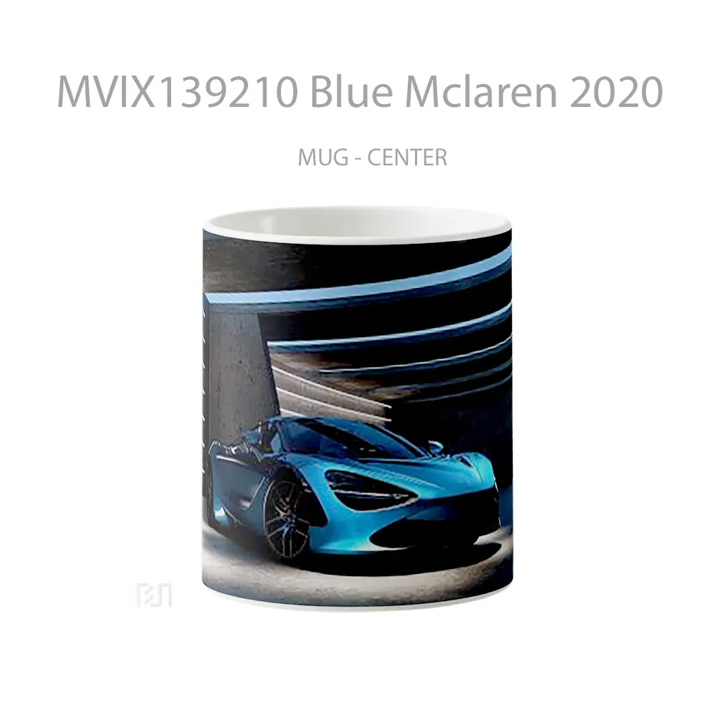 Mug Blue Mclaren 2020 Gelas Keramik Unik
