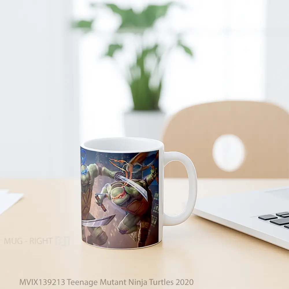 Mug Teenage Mutant Ninja Turtles 2020 Gelas Hewan Lucu - All-side / Desain