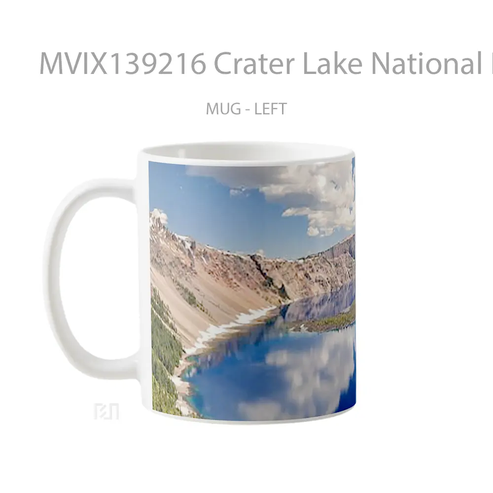 Mug Crater Lake National Park Gelas Pemandangan Alam - All-side / Desain