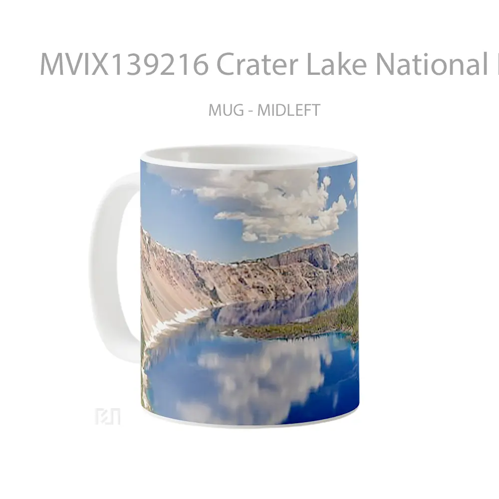 Mug Crater Lake National Park Gelas Pemandangan Alam - All-side / Desain