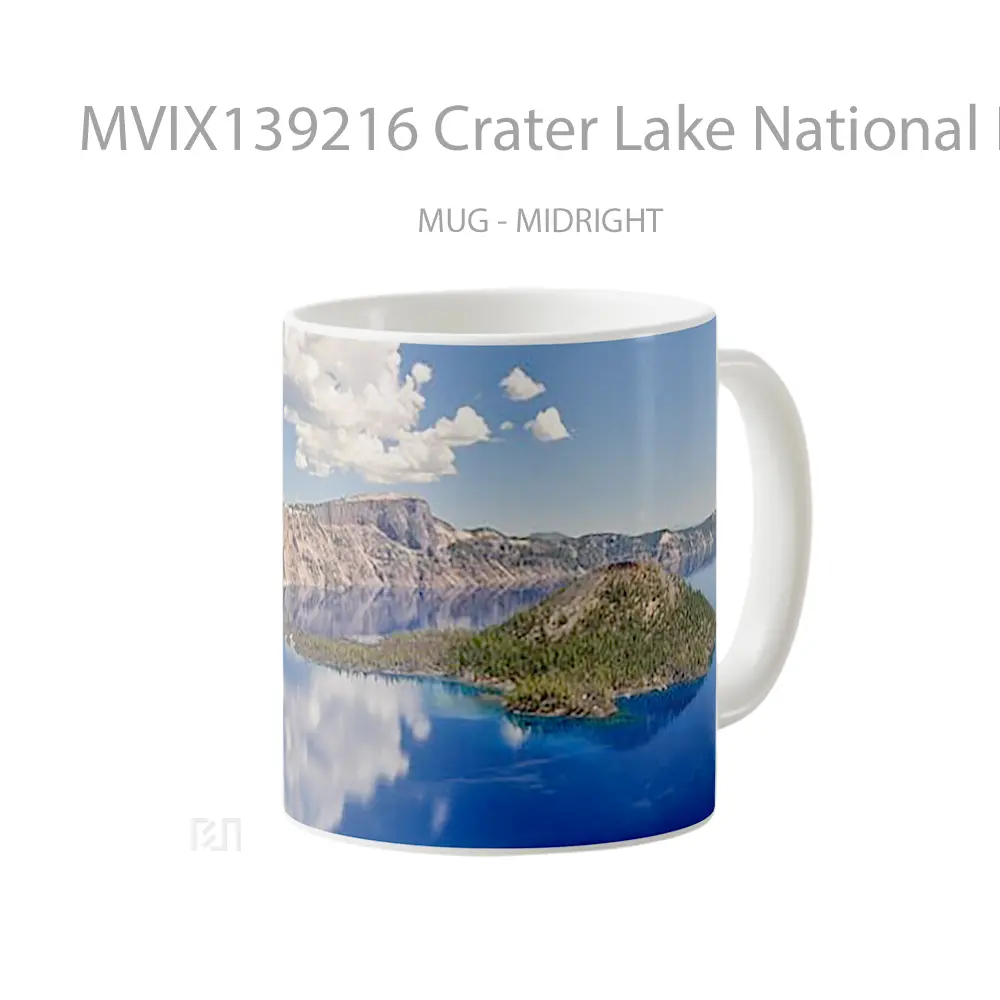 Mug Crater Lake National Park Gelas Pemandangan Alam - All-side / Desain