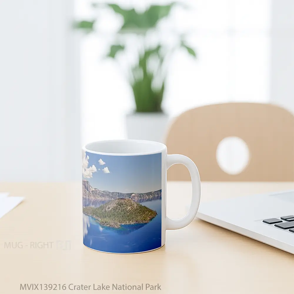 Mug Crater Lake National Park Gelas Pemandangan Alam - All-side / Desain