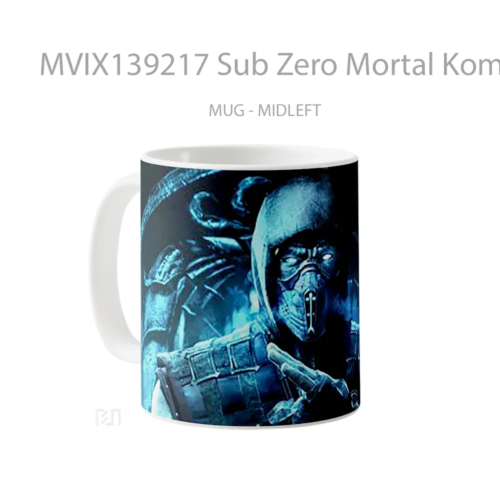 Mug Sub Zero Mortal Kombat 2020 Gelas Keramik Unik - All-side / Desain