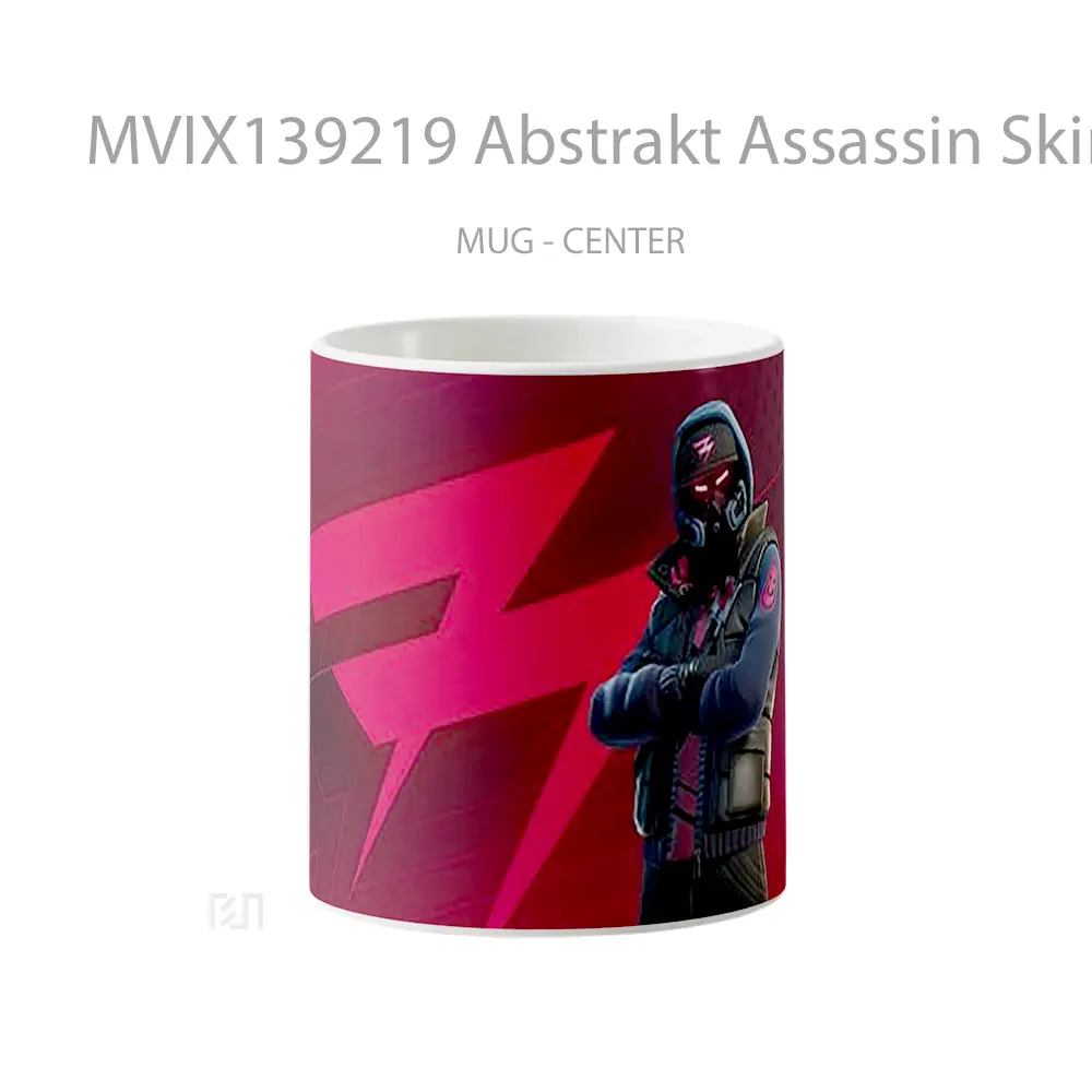 Mug Abstrakt Assassin Skin From Fortnite Cangkir Gamer