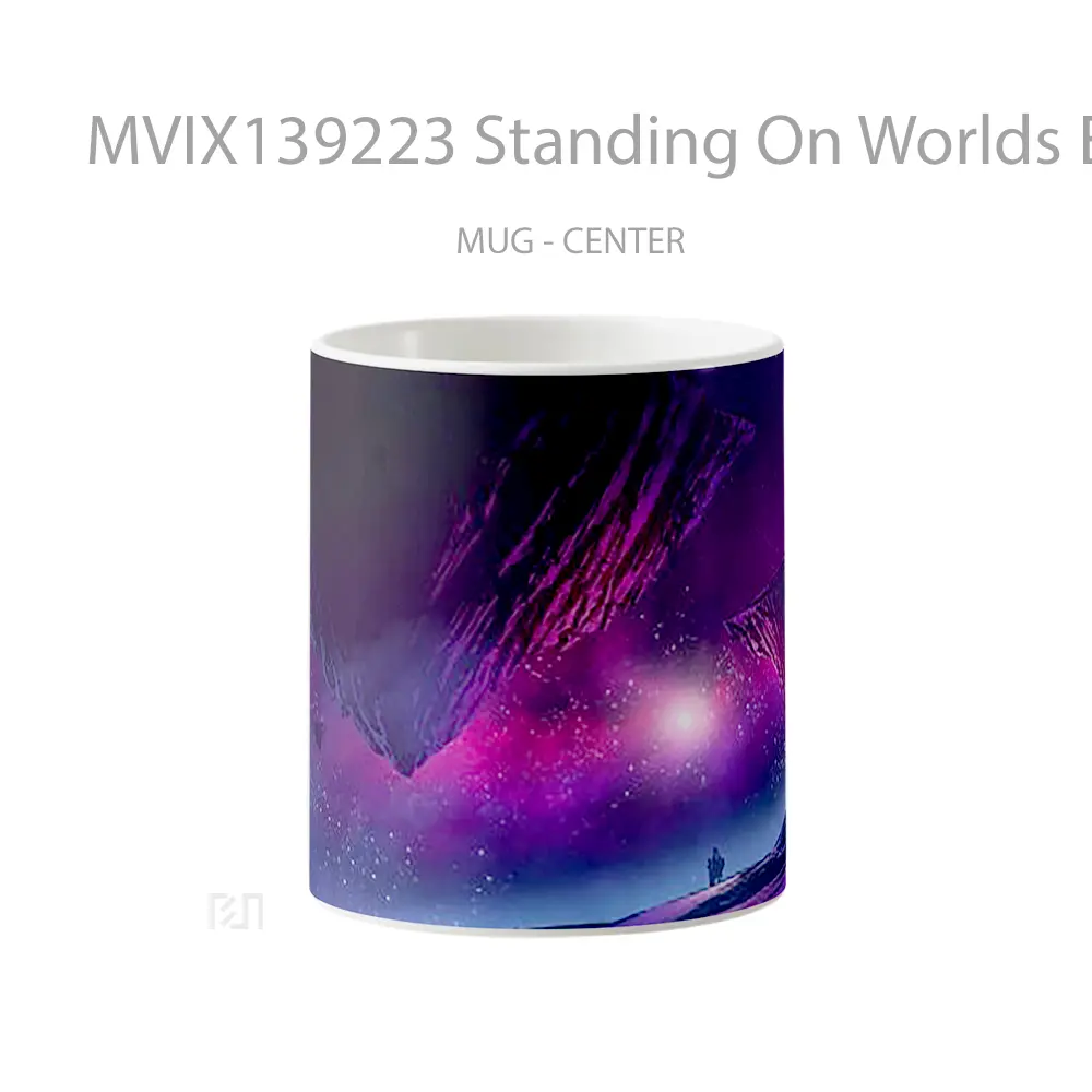 Mug Standing On Worlds Edge Gelas Keramik Unik