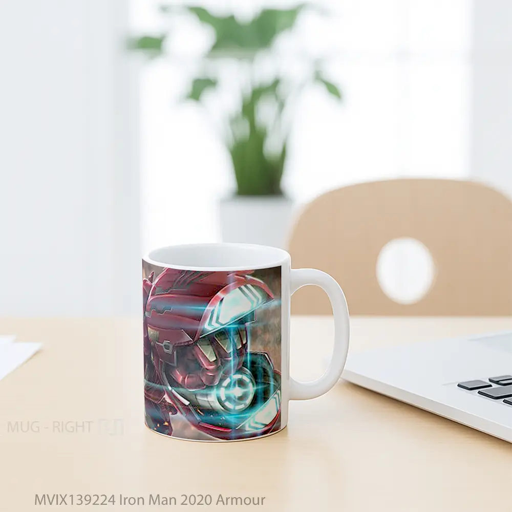 Mug Iron Man 2020 Armour Gelas Superhero - All-side / Desain