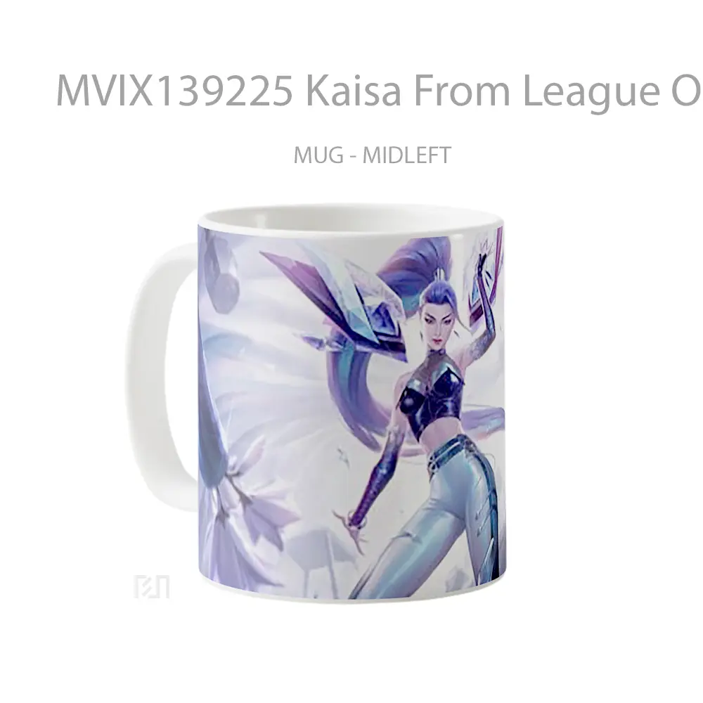 Mug Kaisa From League Of Legends Cangkir Gamer - All-side / Desain
