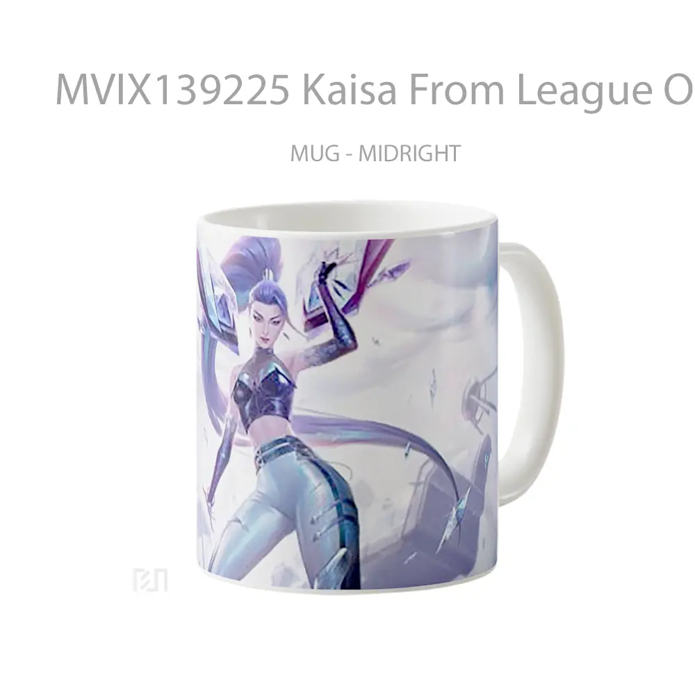 Mug Kaisa From League Of Legends Cangkir Gamer - All-side / Desain