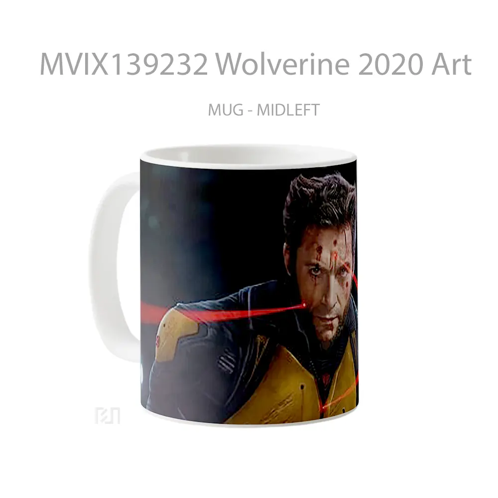 Mug Wolverine 2020 Art Gelas Superhero - All-side / Desain