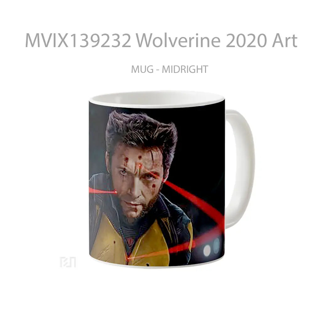 Mug Wolverine 2020 Art Gelas Superhero - All-side / Desain