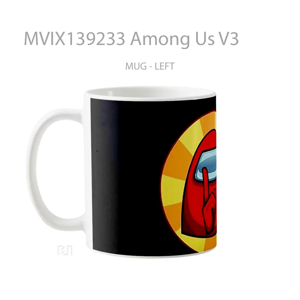Mug Among Us V3 Gelas Keramik Unik - All-side / Desain