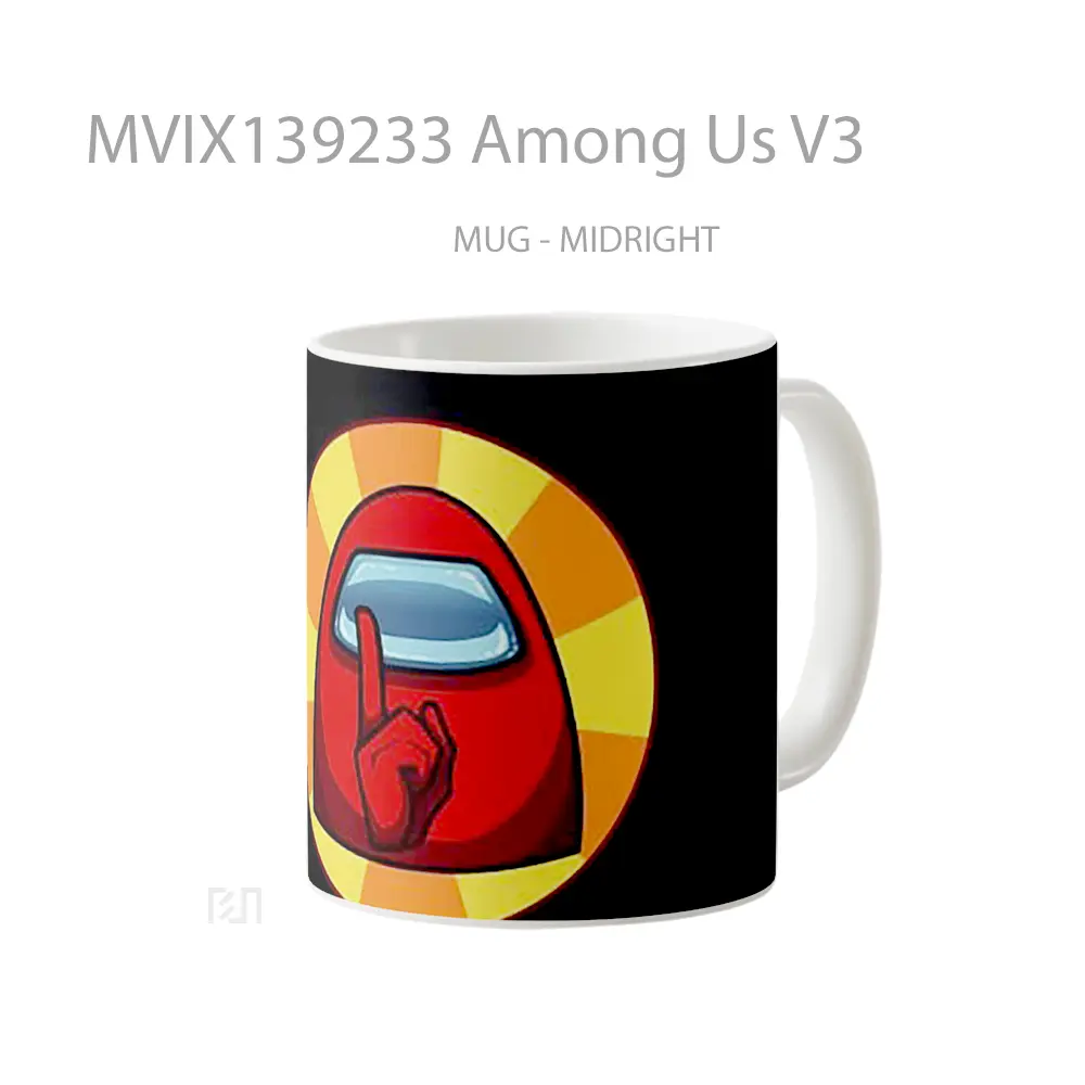 Mug Among Us V3 Gelas Keramik Unik - All-side / Desain