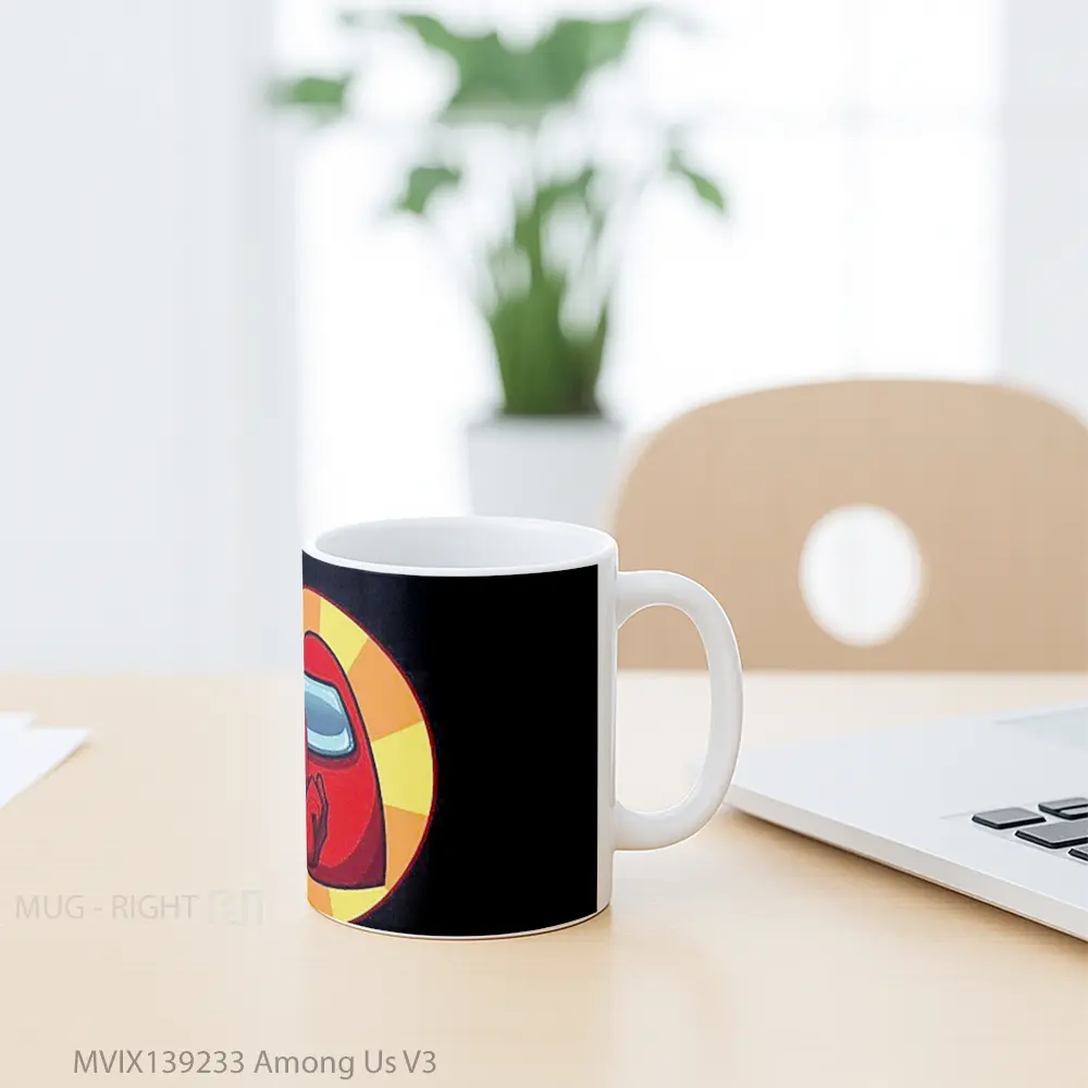 Mug Among Us V3 Gelas Keramik Unik - All-side / Desain