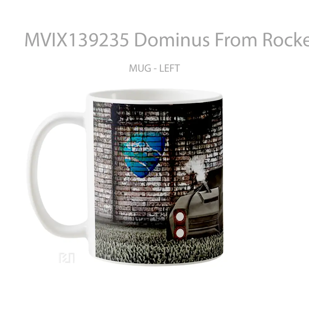 Mug Dominus From Rocket League Gelas Keramik Unik - All-side / Desain