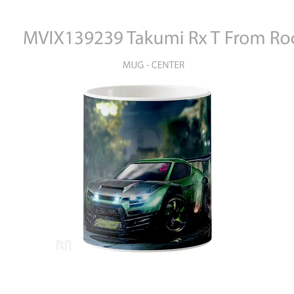 Mug Takumi Rx T From Rocket League Artwork V1 Gelas Seni Modern