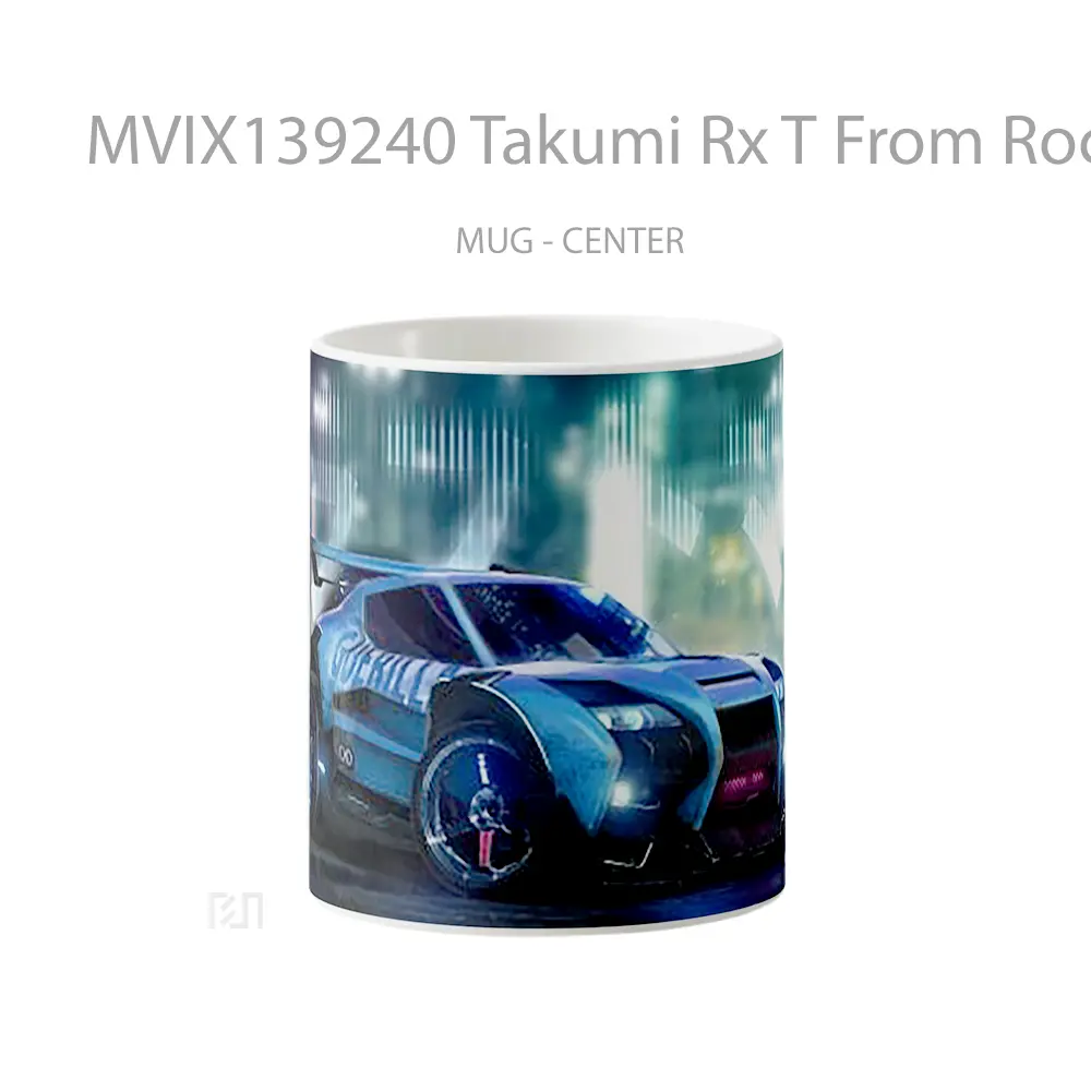 Mug Takumi Rx T From Rocket League Artwork V2 Gelas Seni Modern