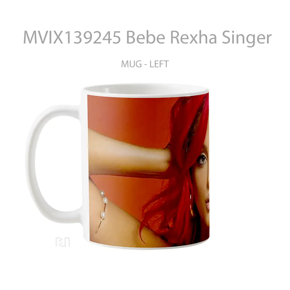 Mug Bebe Rexha Singer Gelas Keramik Unik - All-side / Desain