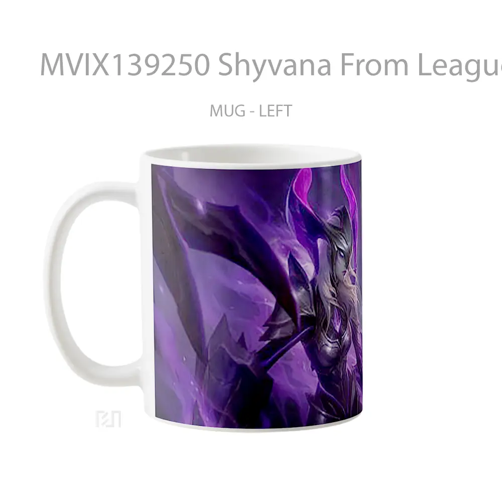 Mug Shyvana From League Of Legends Cangkir Gamer - All-side / Desain