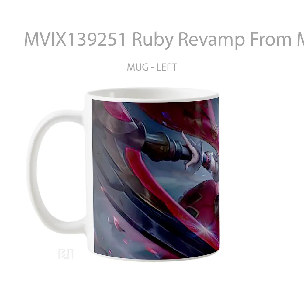 Mug Ruby Revamp From Mobile Legends Gelas Keramik Unik - All-side / Desain