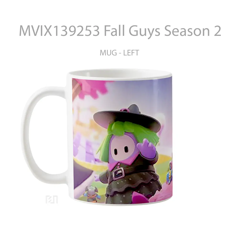 Mug Fall Guys Season 2 Gelas Keramik Unik - All-side / Desain
