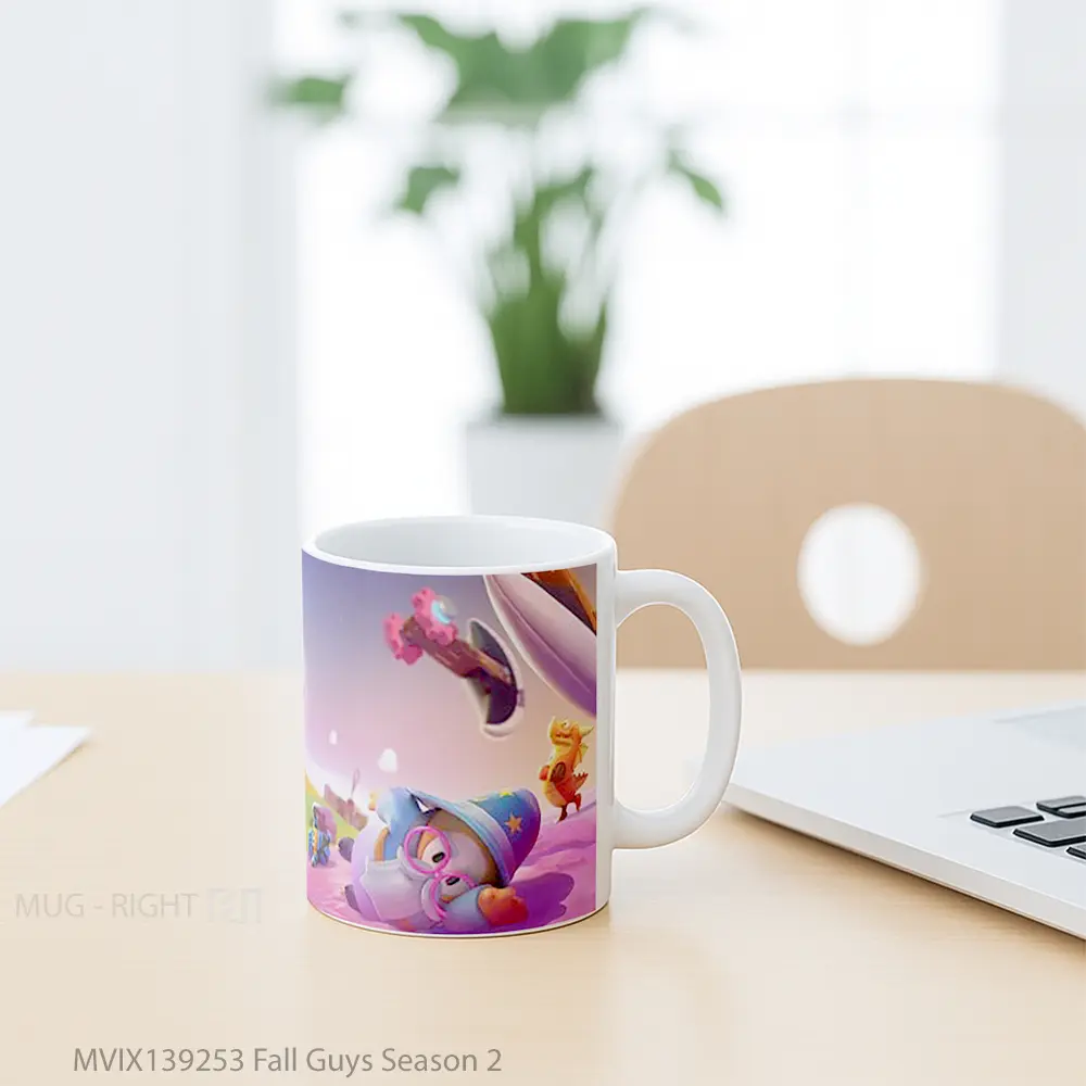 Mug Fall Guys Season 2 Gelas Keramik Unik - All-side / Desain