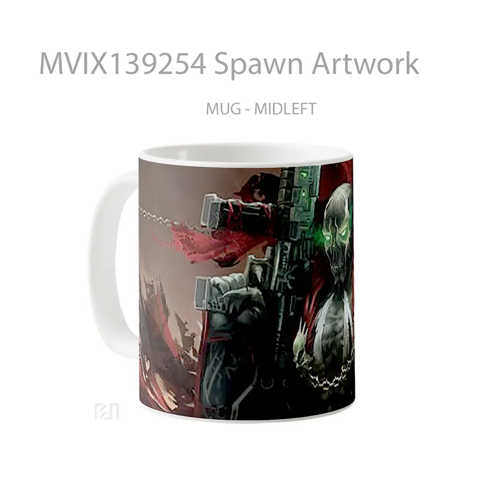 Mug Spawn Artwork Gelas Seni Modern - All-side / Desain