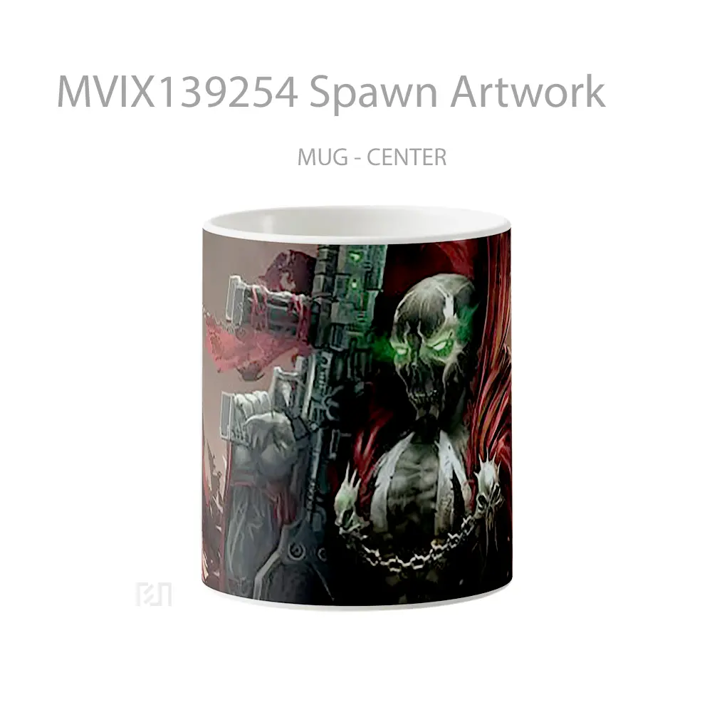 Mug Spawn Artwork Gelas Seni Modern