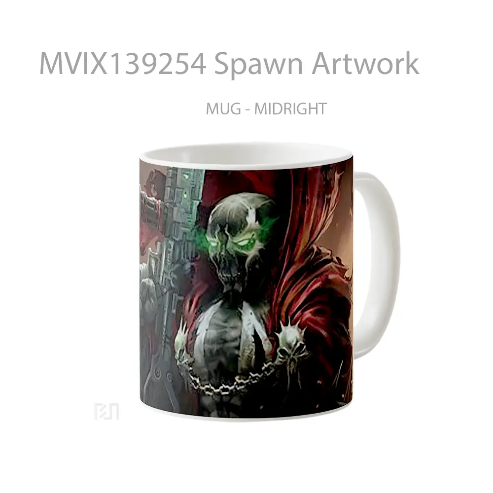 Mug Spawn Artwork Gelas Seni Modern - All-side / Desain