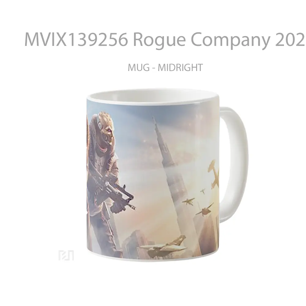 Mug Rogue Company 2020 Gelas Keramik Unik - All-side / Desain