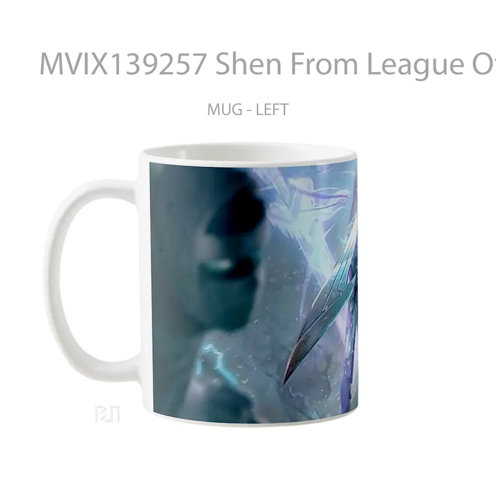 Mug Shen From League Of Legends Cangkir Gamer - All-side / Desain
