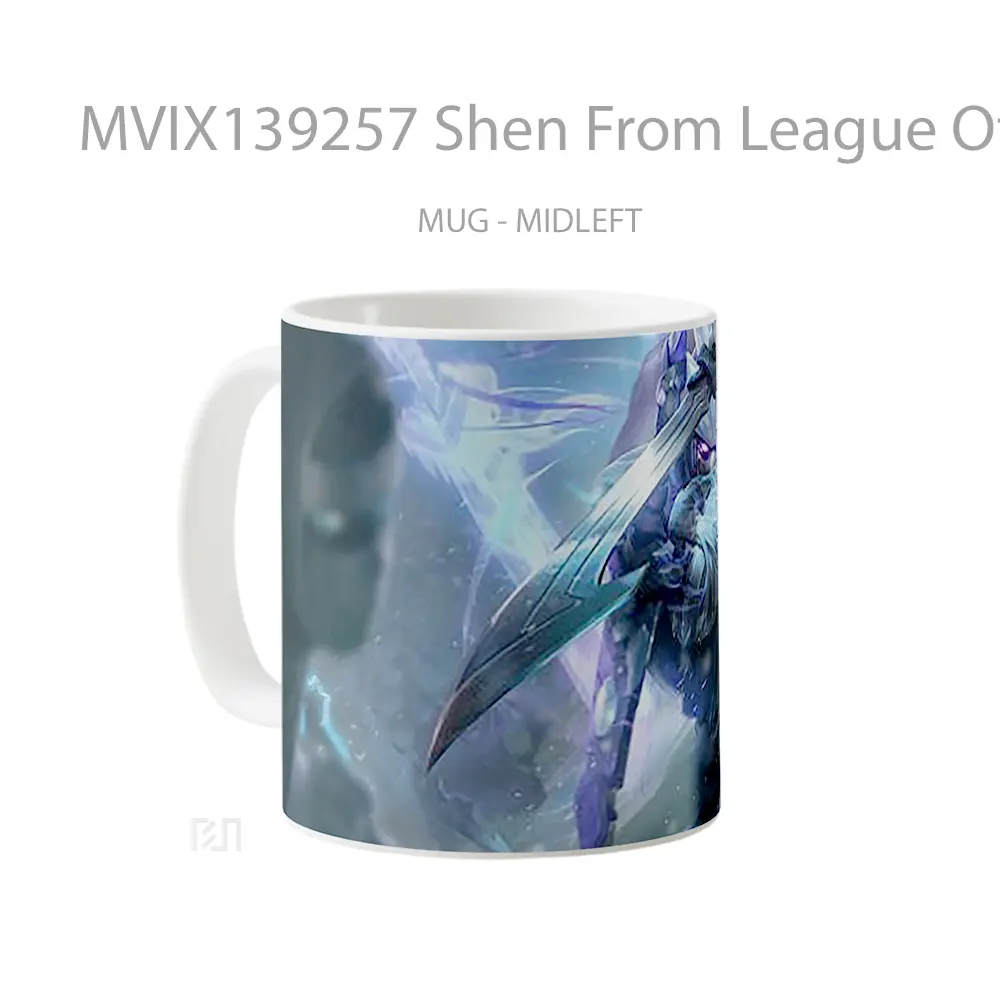 Mug Shen From League Of Legends Cangkir Gamer - All-side / Desain